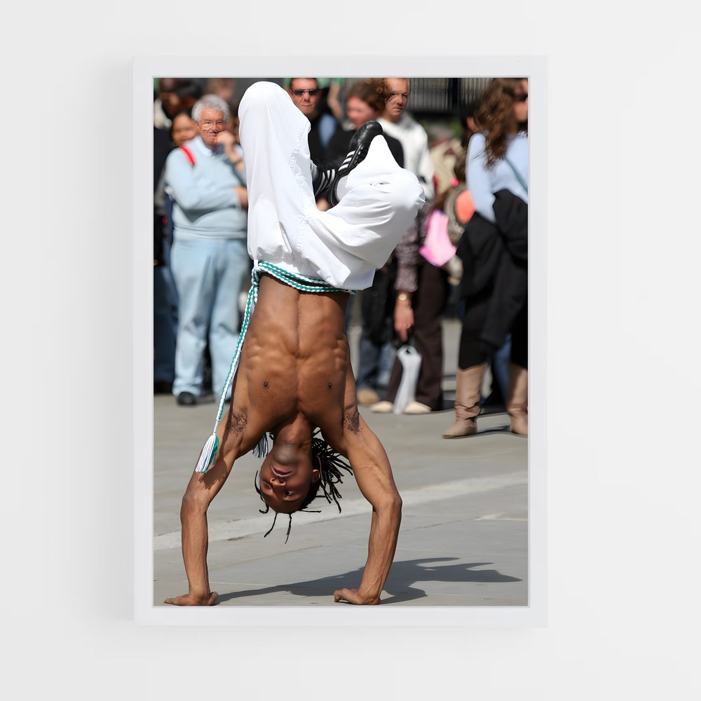 Poster Capoeira Street Acrobat (vue 3)
